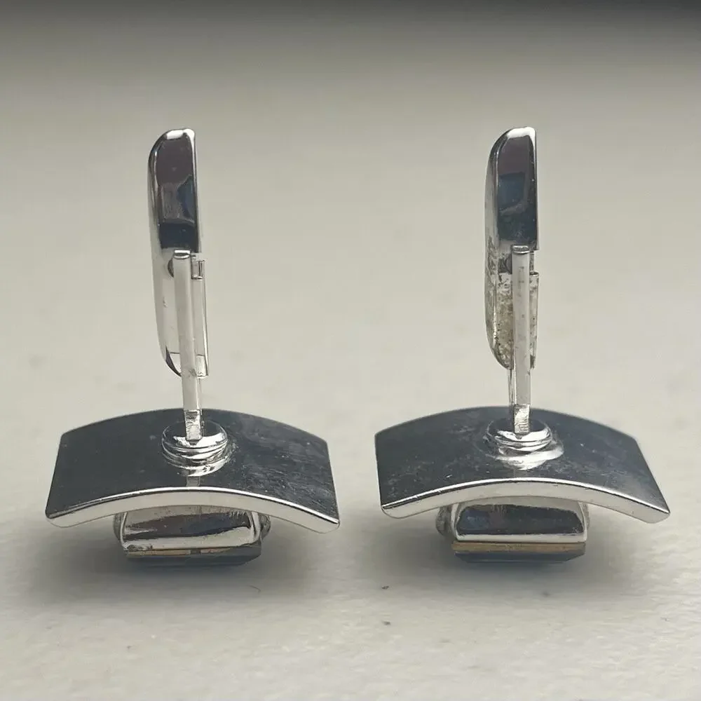 SWANK cufflinks blue
